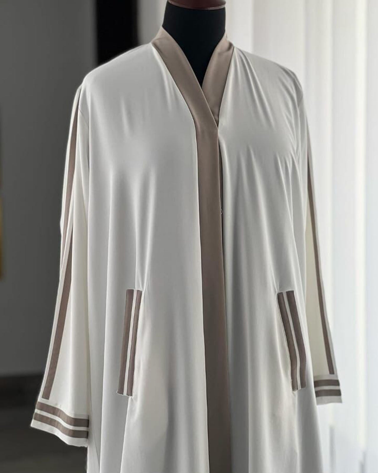 Gray color Abaya