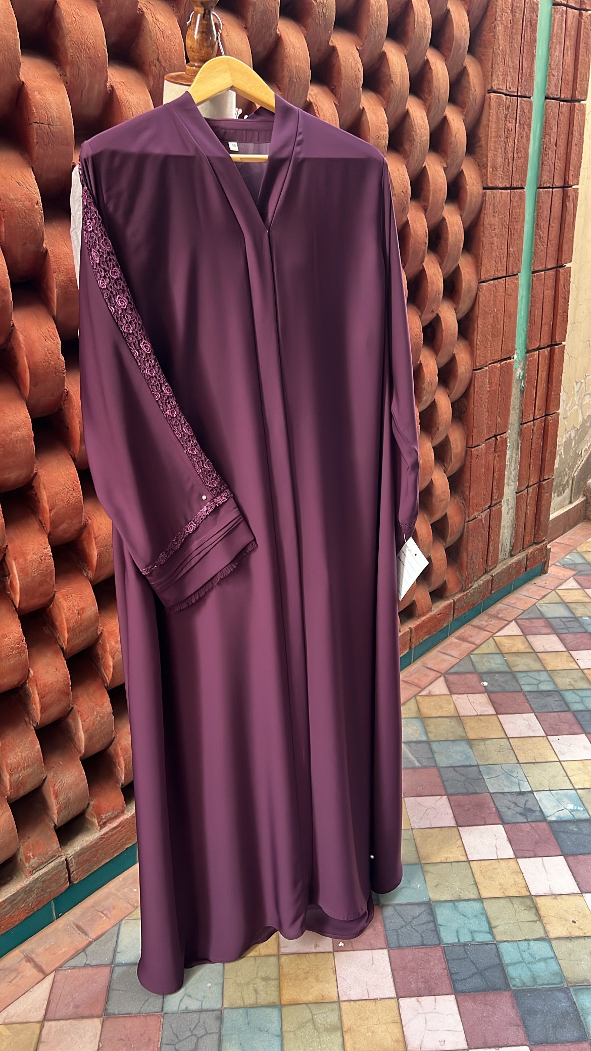 Purple Luxe Abaya